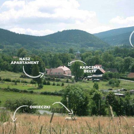 Karczma Belty Bed and Breakfast Glinno Exteriör bild